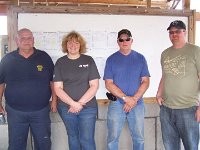 Match 2 Score Relay Winners - George Kruchinsky, Shelly Brennen, Jim Heidenthal, Kevin Hite